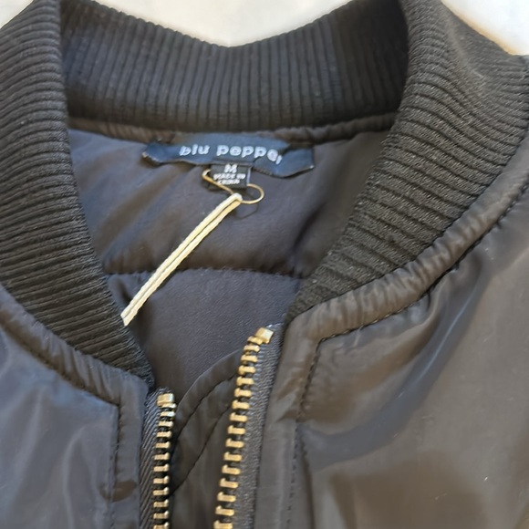 New Blu pepper Puffy Bomber Jacket - Picture 2 of 6